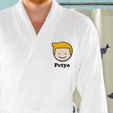 Халат с вышивкой